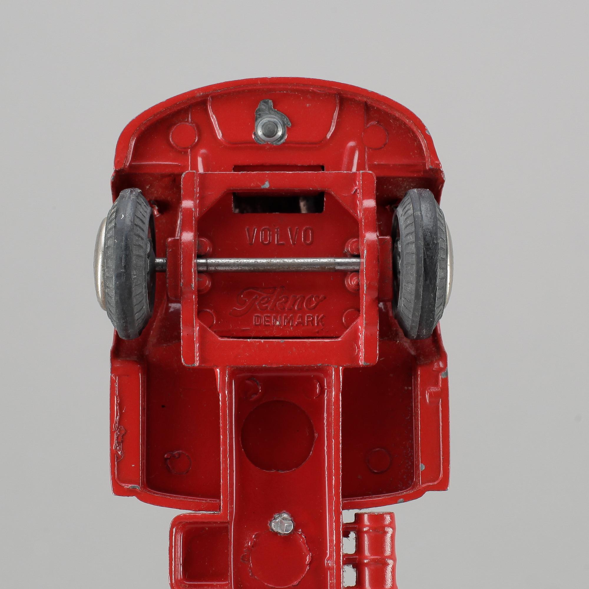 LEKSAKSBILAR, 4 stycken, metall, Tekno, Danmark.