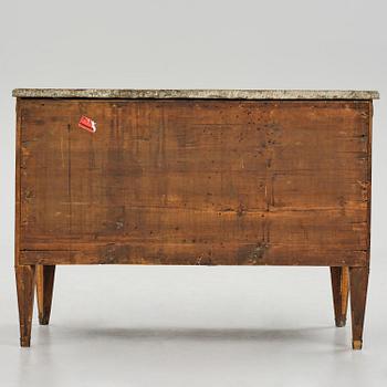 A Gustavian marquetry commode by N. P. Stenström (master in Stockholm 1782-90).