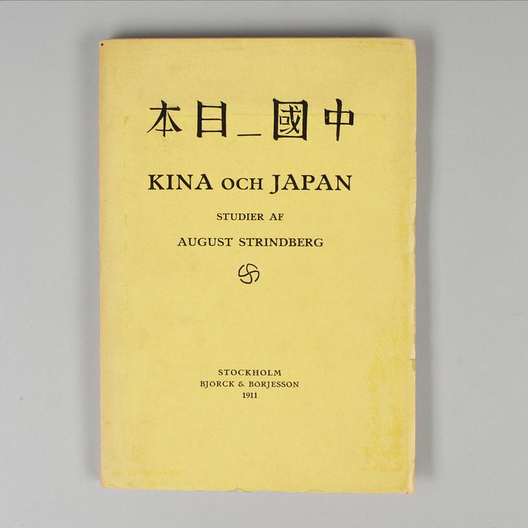 BOK, "Kina och Japan" av August Strindberg, Stockholm 1911.