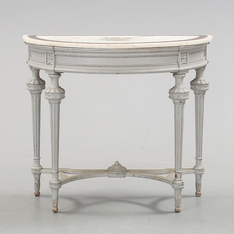 KONSOLBORD, gustaviansk stil, 1800-talets slut.