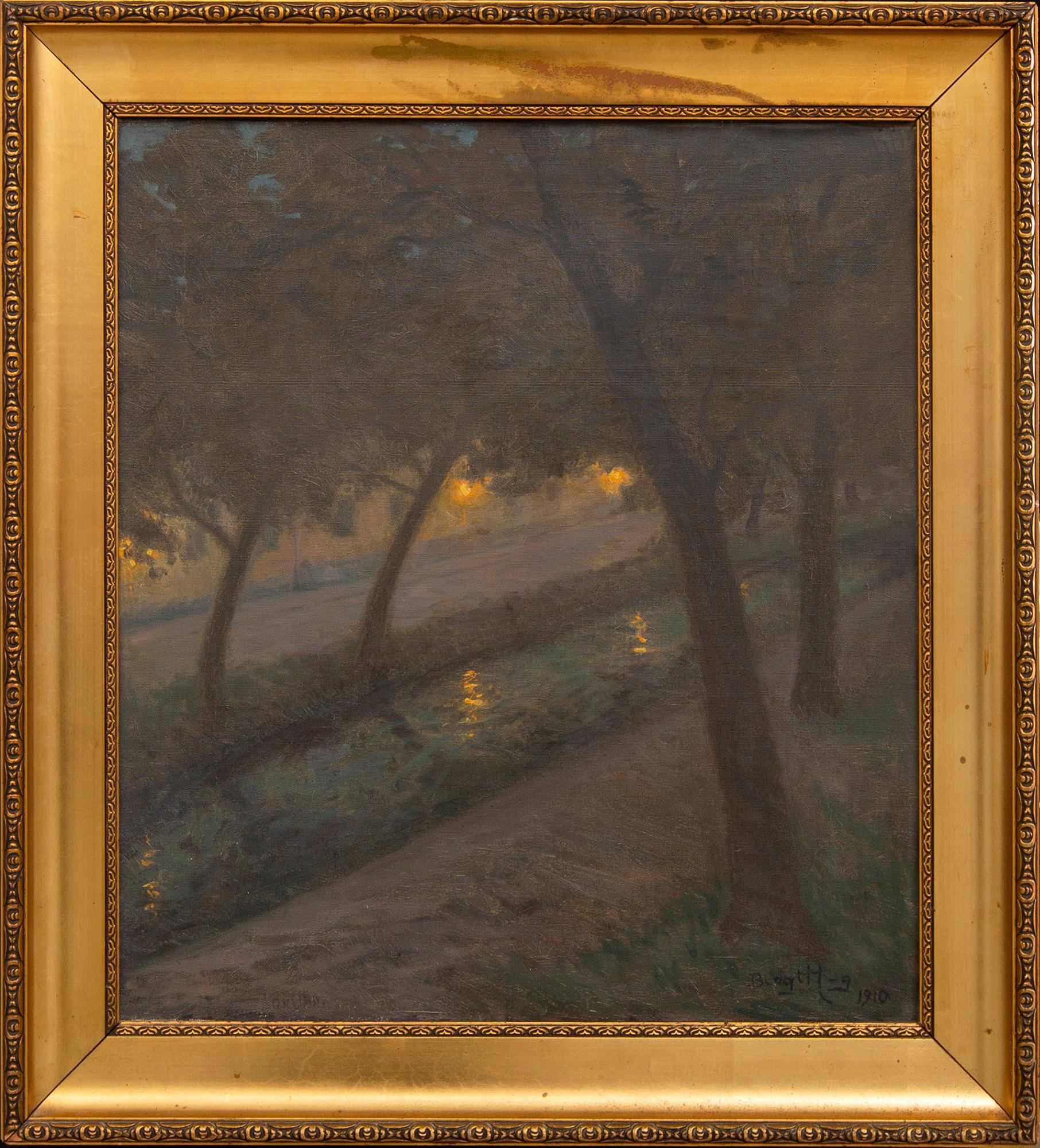 Bengt Hedberg, olja på duk, signerad, daterad 1910.