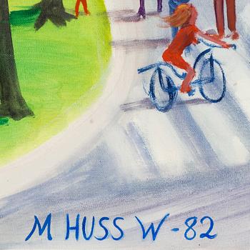 MONA HUSS WALLIN, olja på duk, signerad och daterad -82.