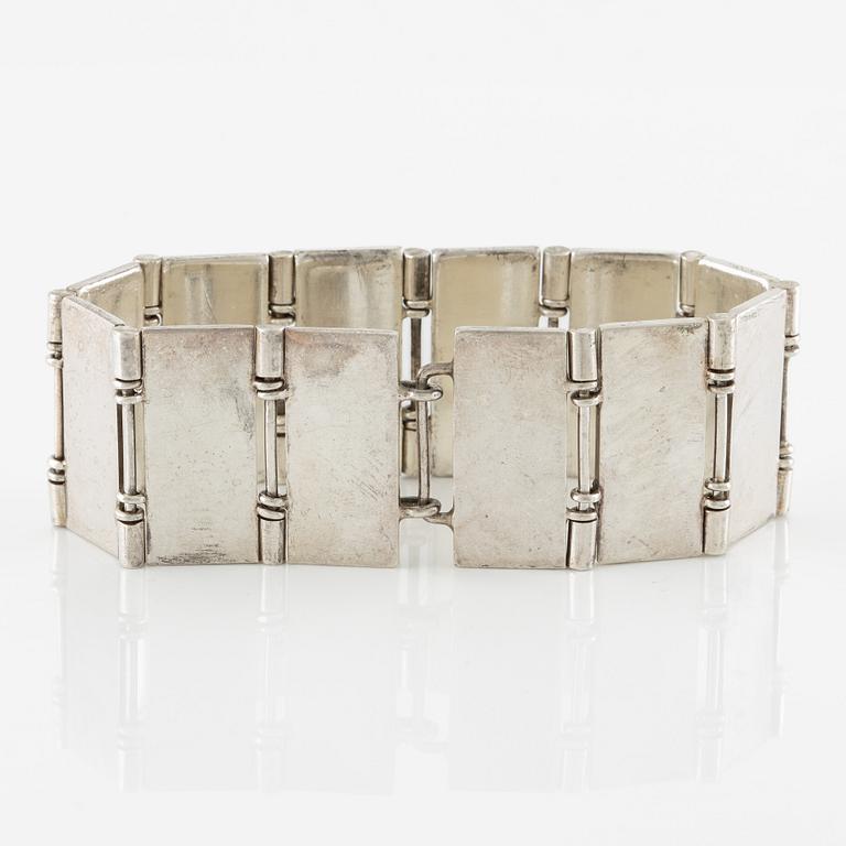 Rey Urban, bracelet, sterling silver, Stockholm 1962.