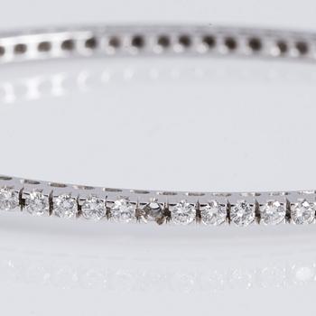 A ca 1.10 cts brilliant-cut diamond bracelet. Recarlo, Italy.