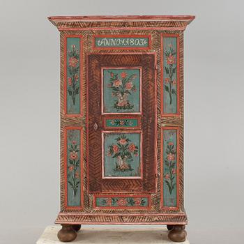 SKÅP, allmoge, Norra Uppland/Roslagen, delvis tidigt 1800-tal.