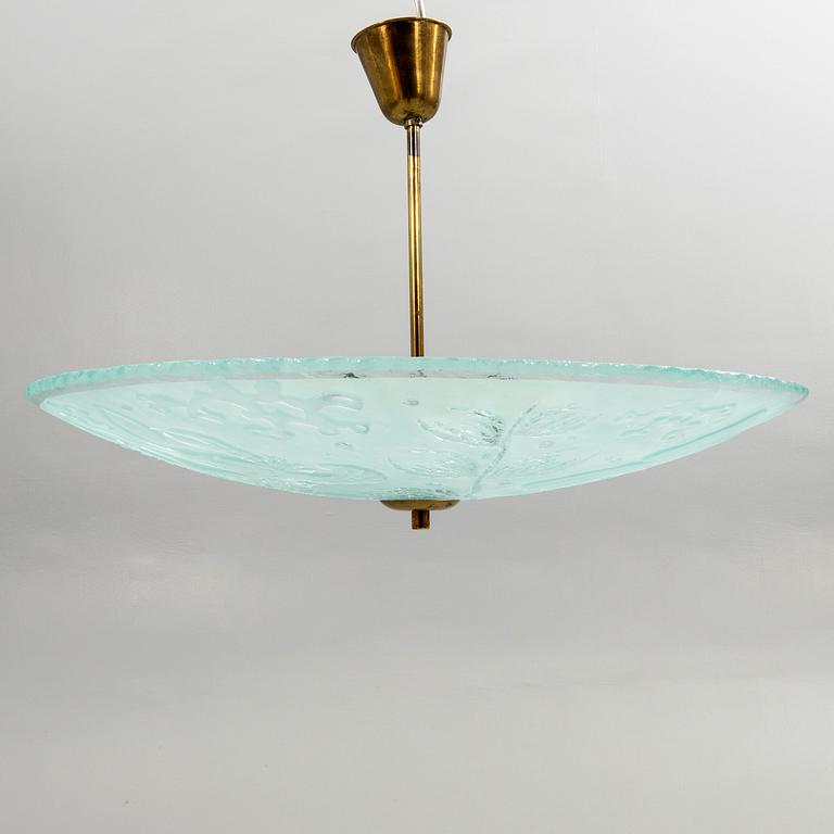 Ceiling lamp, Swedish Modern, Glössner, 1940s.