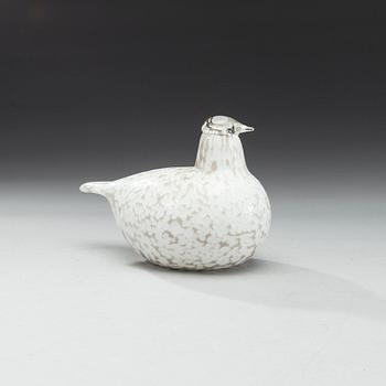 FIGURIN, glas, signerad Oiva Toikka, Nuutajärvi, 1900-talets slut.