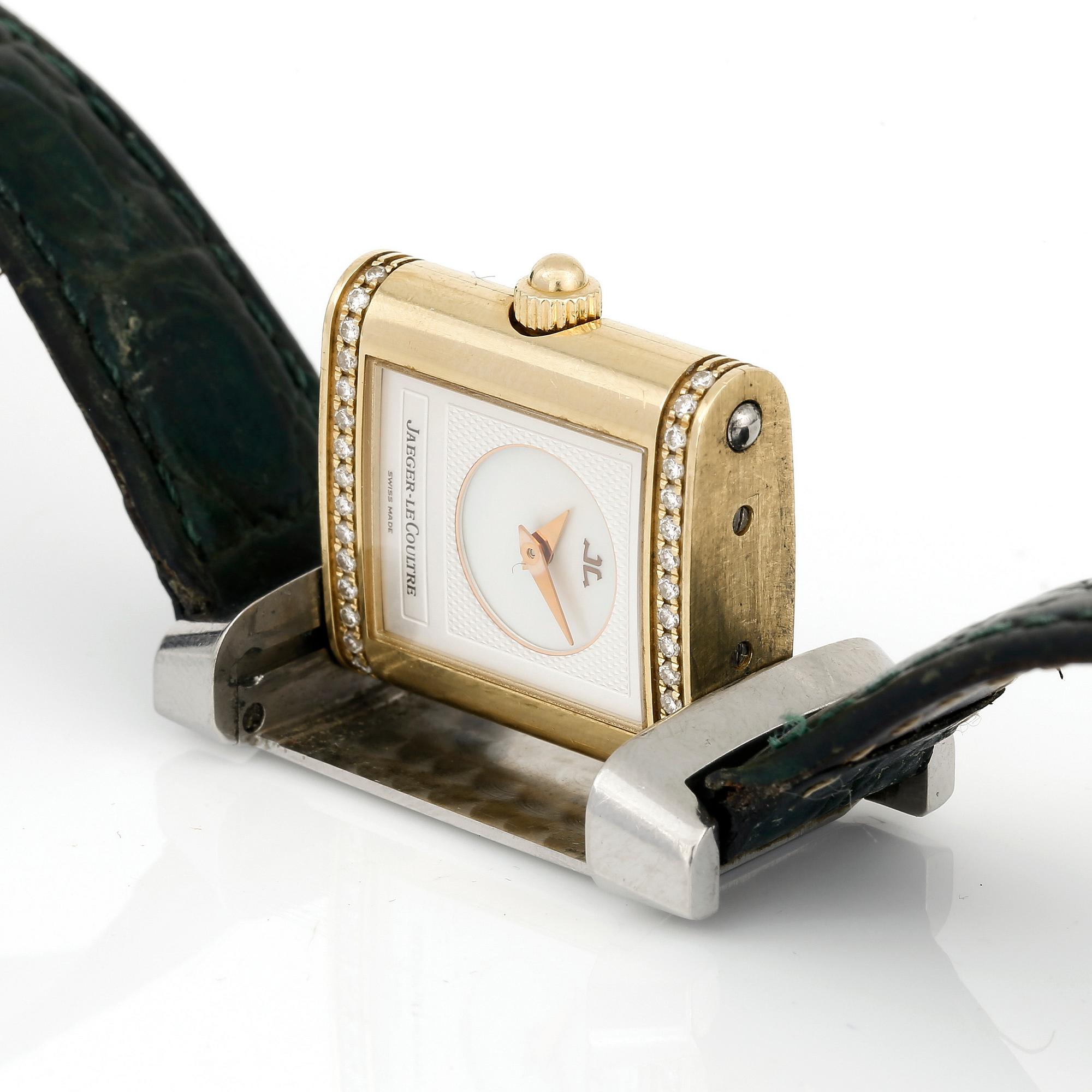 ARMBANDSUR, dam, "Reverso", Jaeger Le Coultre, Schweiz, ca 2000.