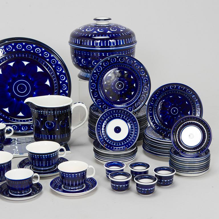 Ulla Procopé, mat- och kaffeservis, 82 delar, "Valencia", Arabia 1960-tal.