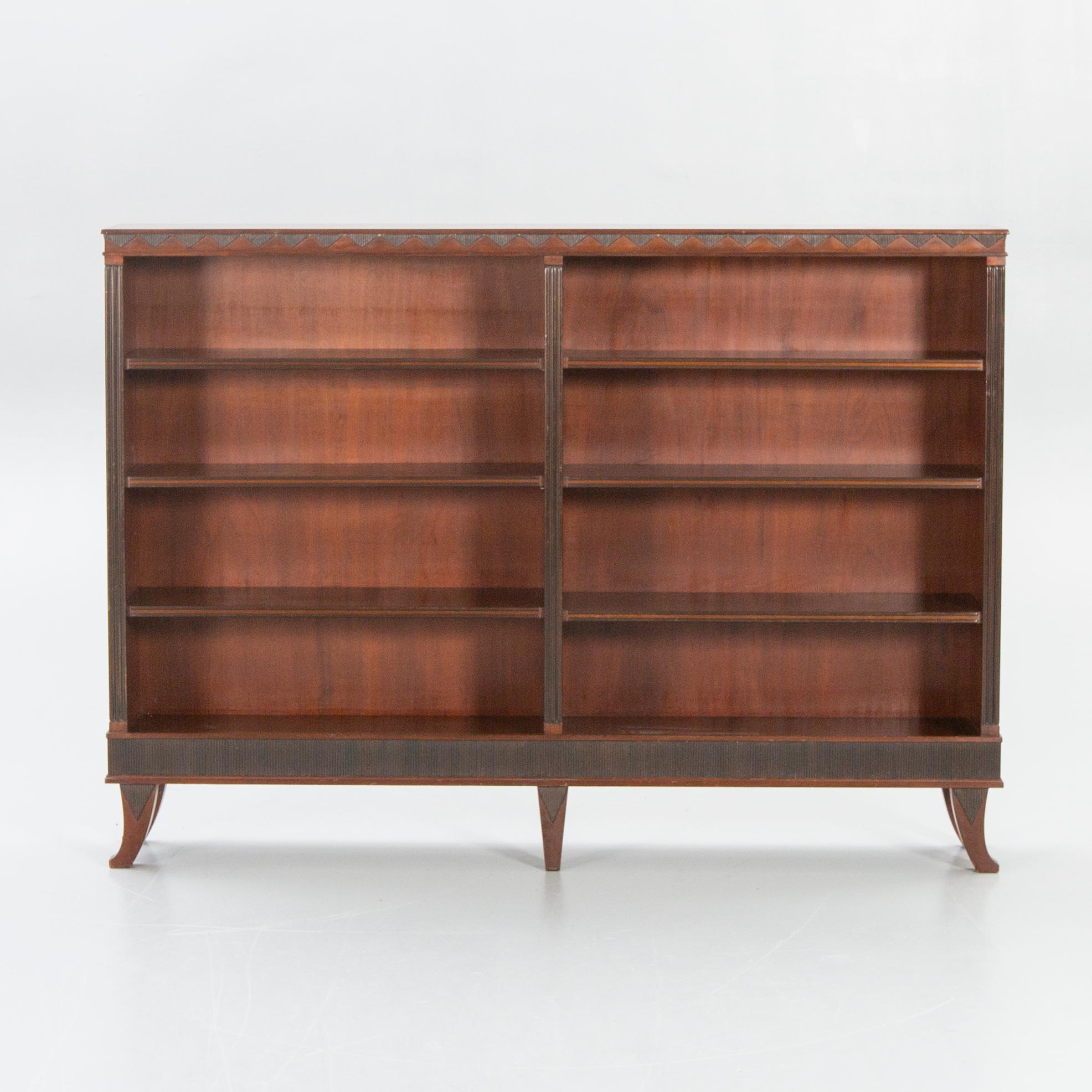 Carl Malmsten, an NK (Nordiska Kompaniet) 1924 birch and mahogany  book case.