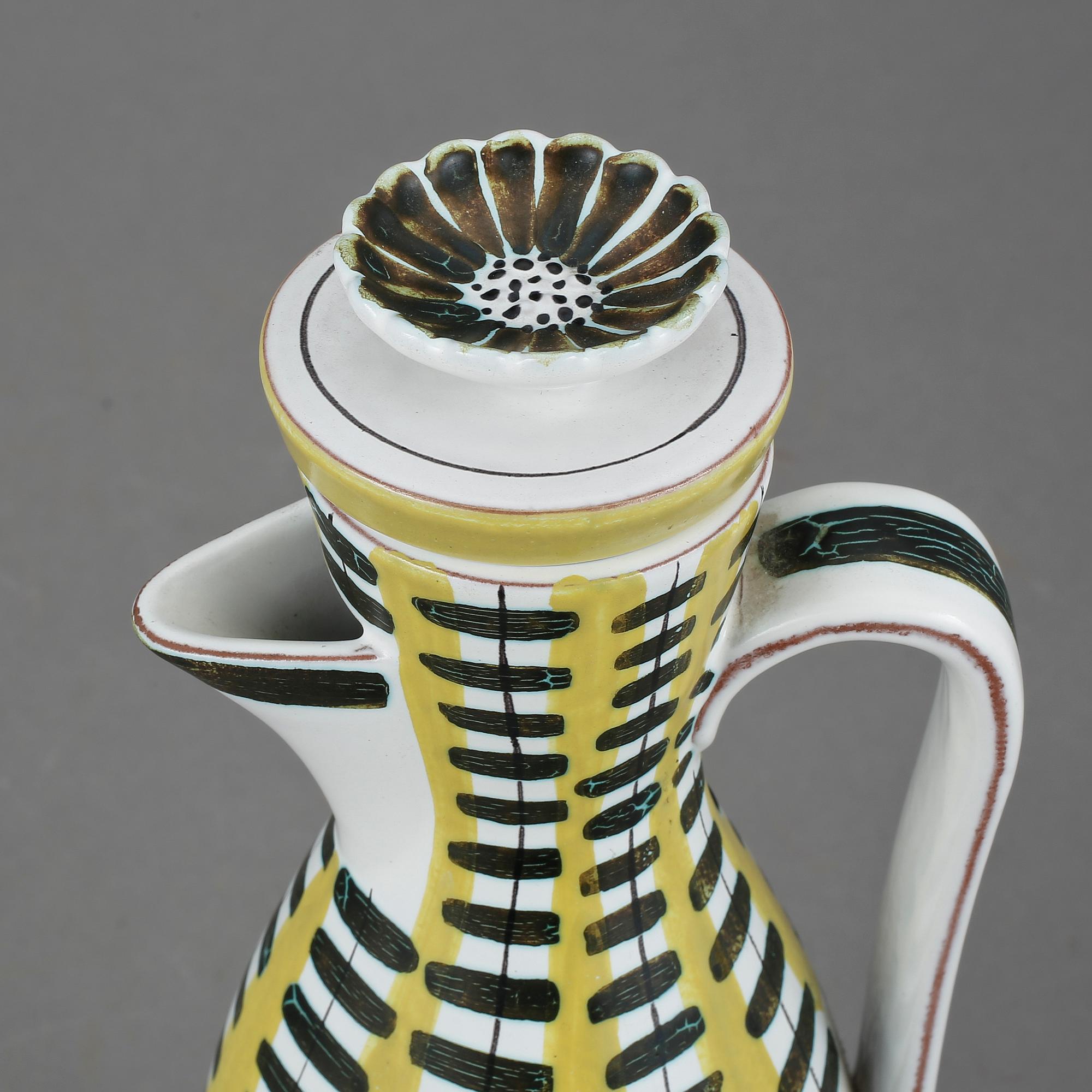 KANNA, fajans. Stig lindberg Gustavsberg studio, 1940-50-tal.