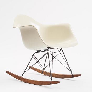 Charles & Ray Eames, a "RAR" rocking chair, Herman Miller, USA, 1964-78.
