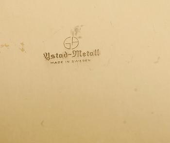LJUSSTAKAR, ett par, mässing, Gunnar Ander för Ystad Metall.
