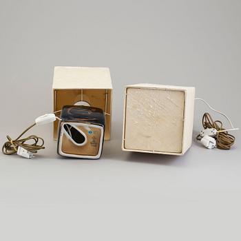 A pair of table lamps "Sultan" by Carl-Harry Stålhane for Rörstrand, 1960´s/70´s.