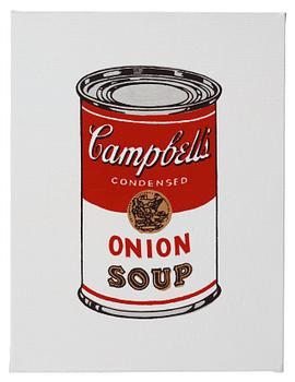 Richard H. Pettibone, "Andy Warhol, '32 Cans of Campbell's Soup', 1962".