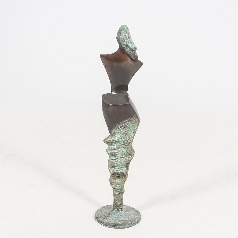 Stan Wys, skulptur signerad daterad och numrerad 2/4 AP 2005 patinerad brons.