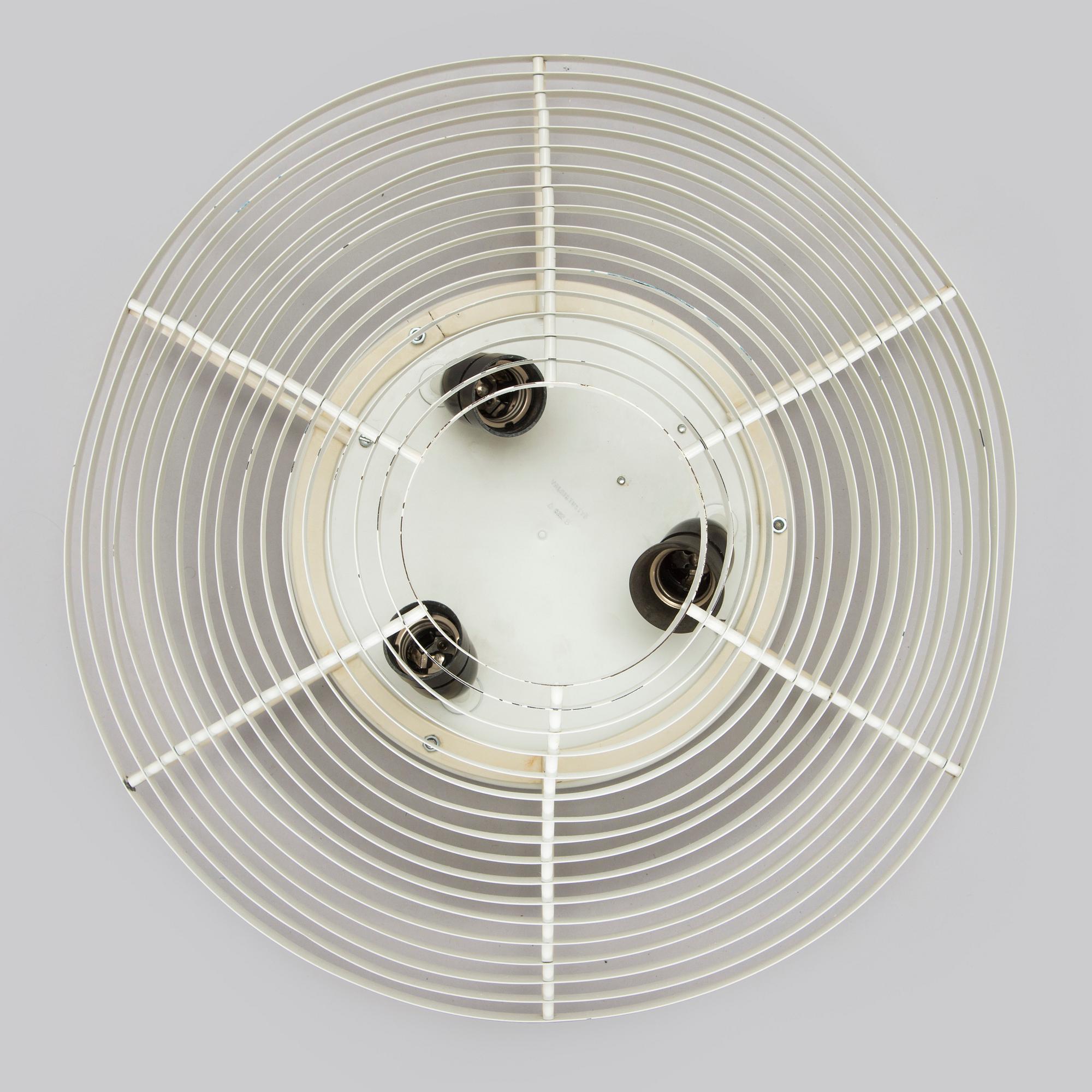 Alvar Aalto, kattovalaisin, malli A622B. Valaistustyö.