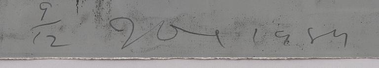 Jim Dine, "A Grey Version of the Robe".