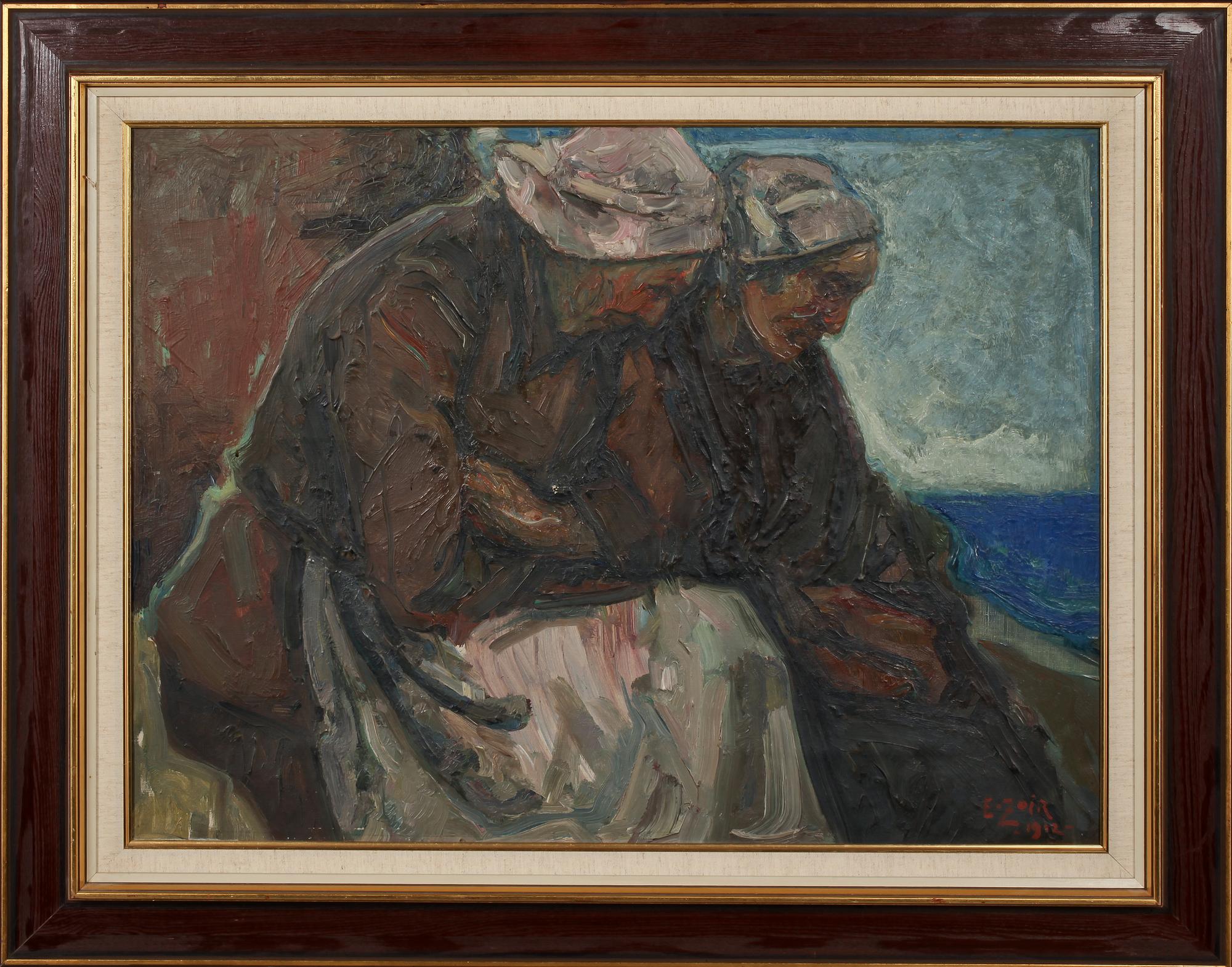 EMIL ZOIR, olja på duk, signerad och daterad 1912 ?.