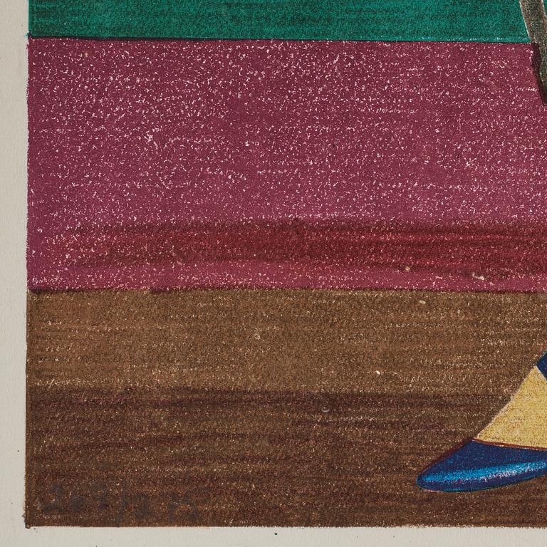 FRIEDRICH SCHRÖDER-SONNENSTERN, färglitografi, signerad och numrerad 267/275. Daterad 1965.