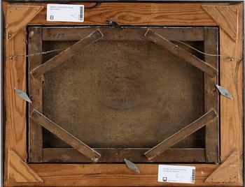 OKÄND KONSTNÄR, olja på duk, otydl. sign. 1800-tal, troligen Holland.