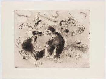 MARC CHAGALL, 71 st etsningar ur upplagan om 285 exemplar på Arches/MBM/J. Perrigot-papper, 1923-1948.