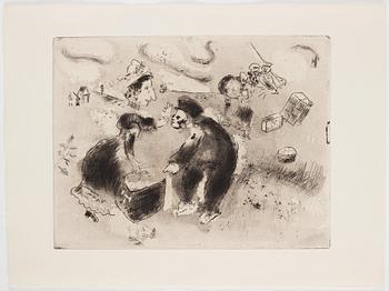 Marc Chagall, MARC CHAGALL, 71 etchings from the edition of 285 examples on Arches/MBM/J. Perrigot paper, 1923-1948.