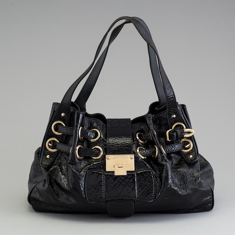 A patent leather 'Ramona' Jimmy Choo handbag.
