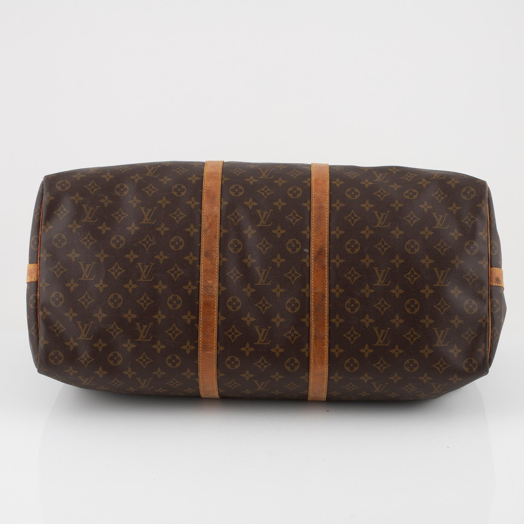 Louis Vuitton, a monogram 'Keepall 60 Bandoulière' Weekendbag, 1992.