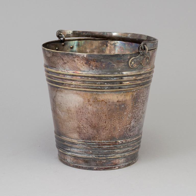 An early 20th century silver plated ice bucket by A.G. Dufva.