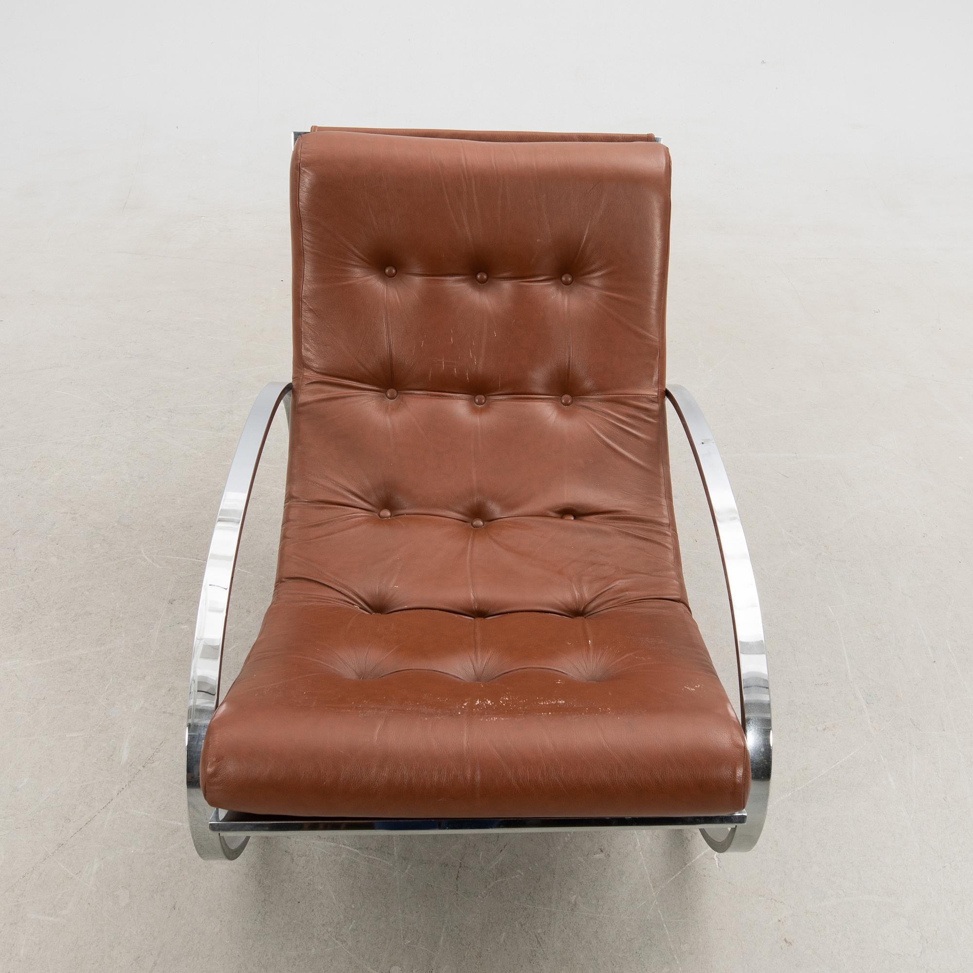 Renato Zevi, Rocking chair, "Ellipse", 1960s/70s.