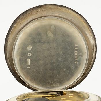 Omega, pocket watch, hunting case, "Red Twelve", 51 mm.
