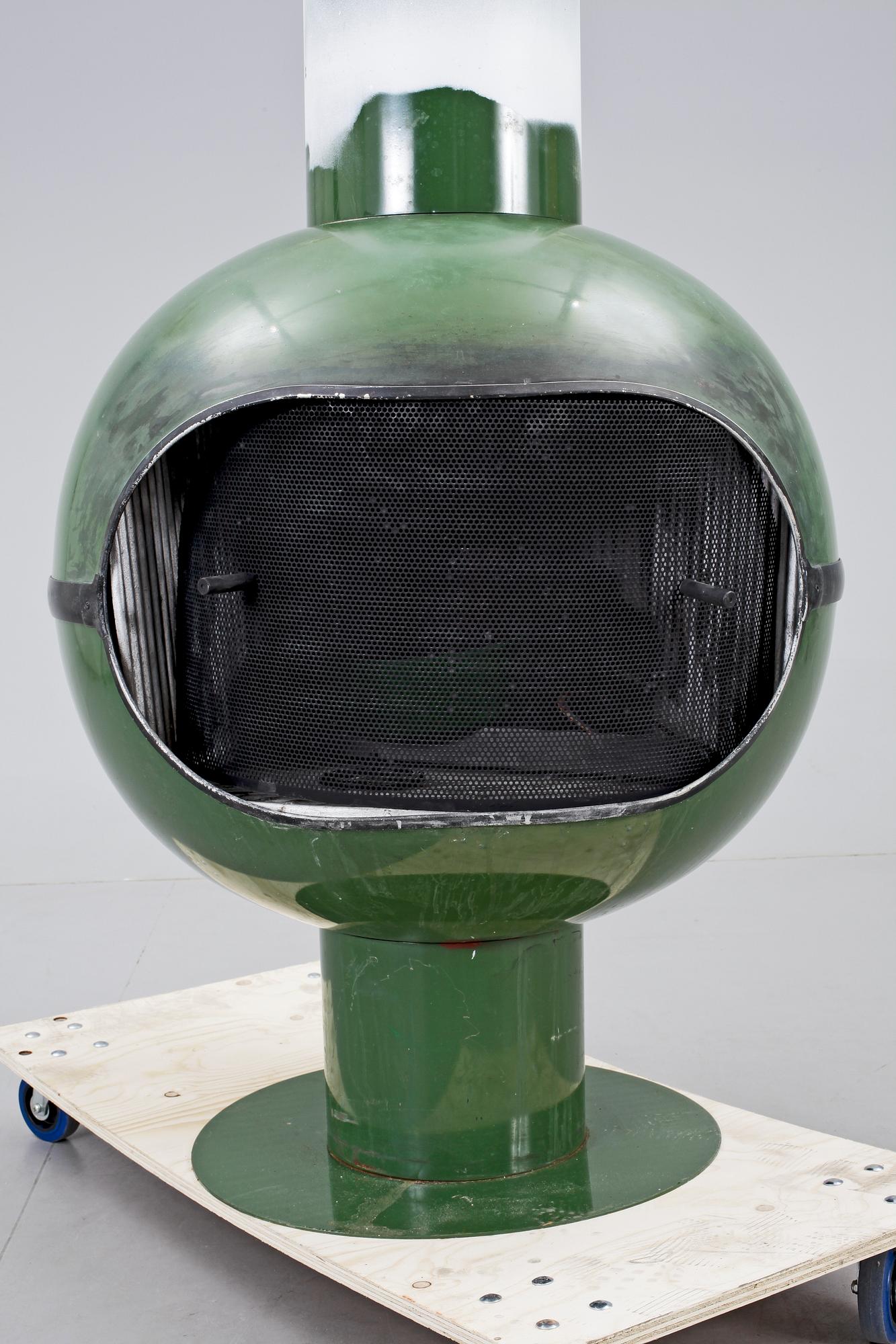 KAMIN, Modell "Bromma" Handöl ca 1970.