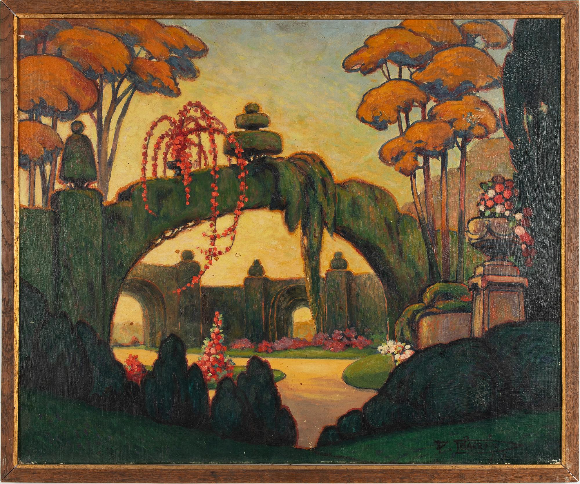 Pauline Delacroix-Garnier,  Parklandskap.