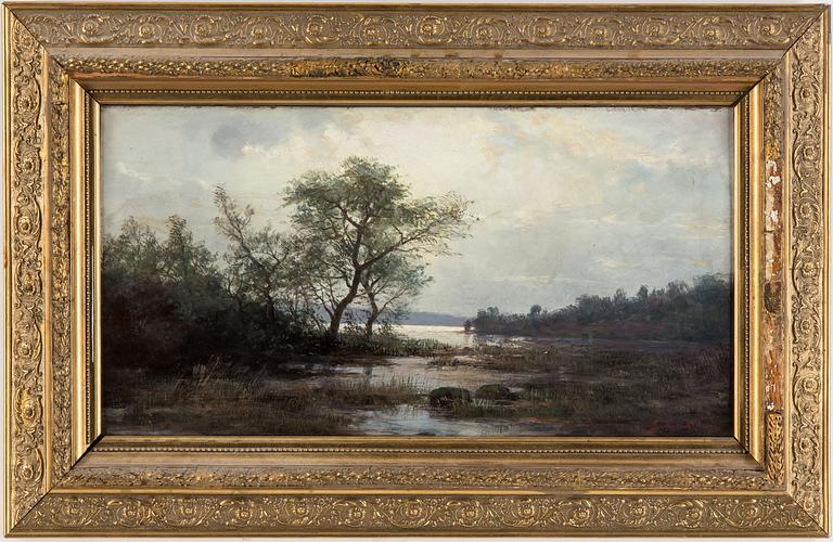 SEVERIN NILSON, oil on panel, signed Severin Nilson.