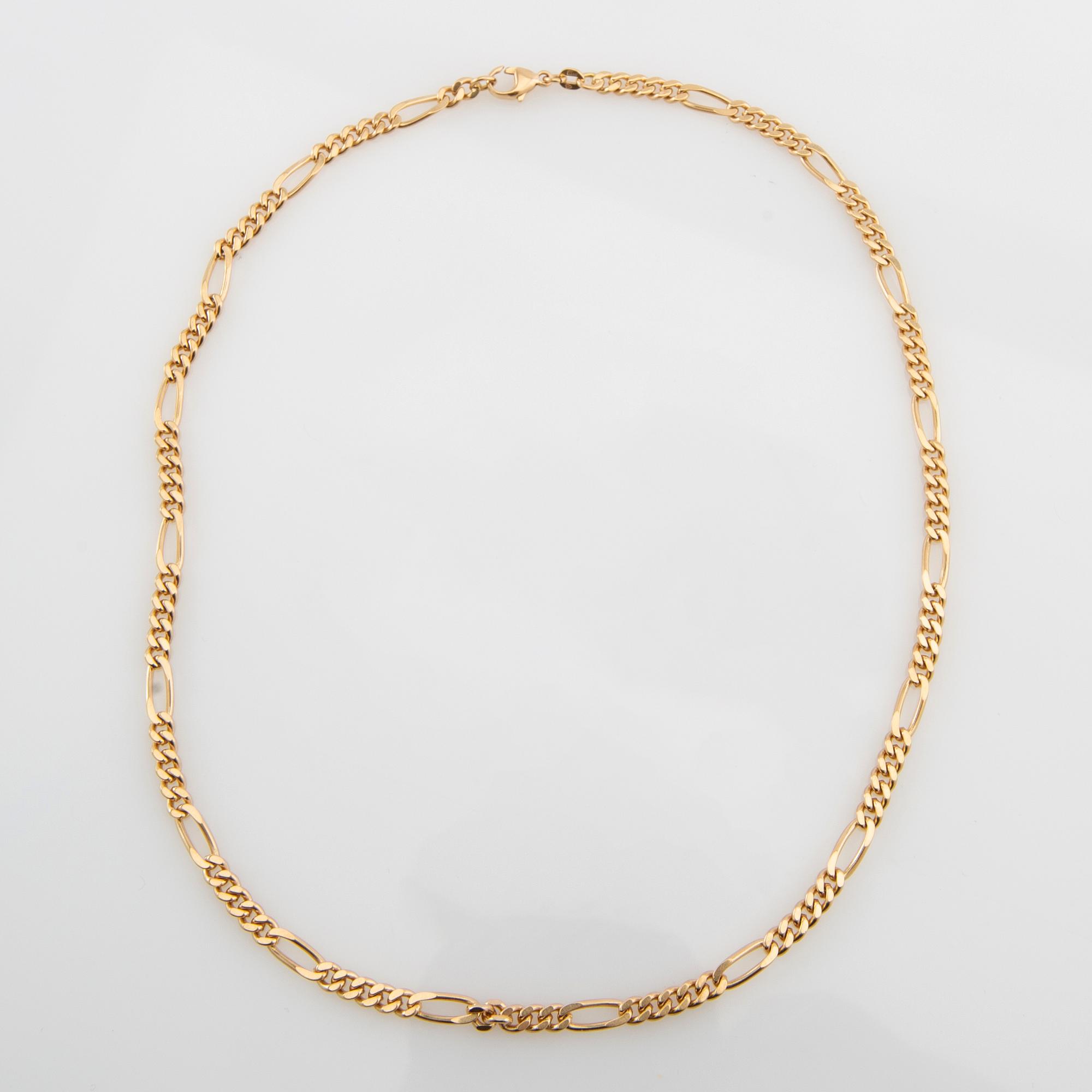 Necklace, Panzer link, 18K gold.