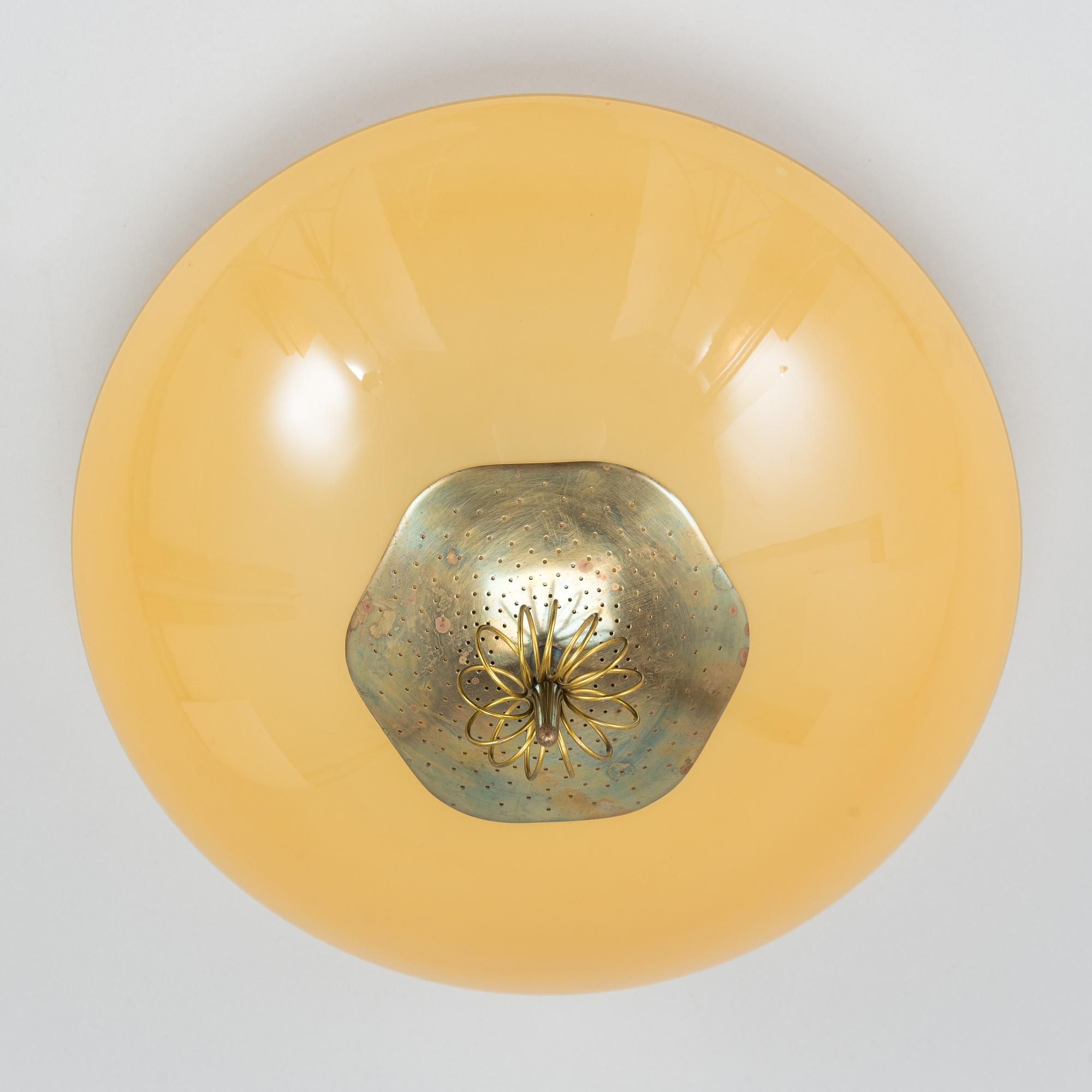 Paavo Tynell, Ceiling lamp for Taito. Made to order 1950.