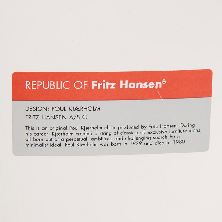 POUL KJÆRHOLM, tuoli, "PK8", Fritz Hansen.