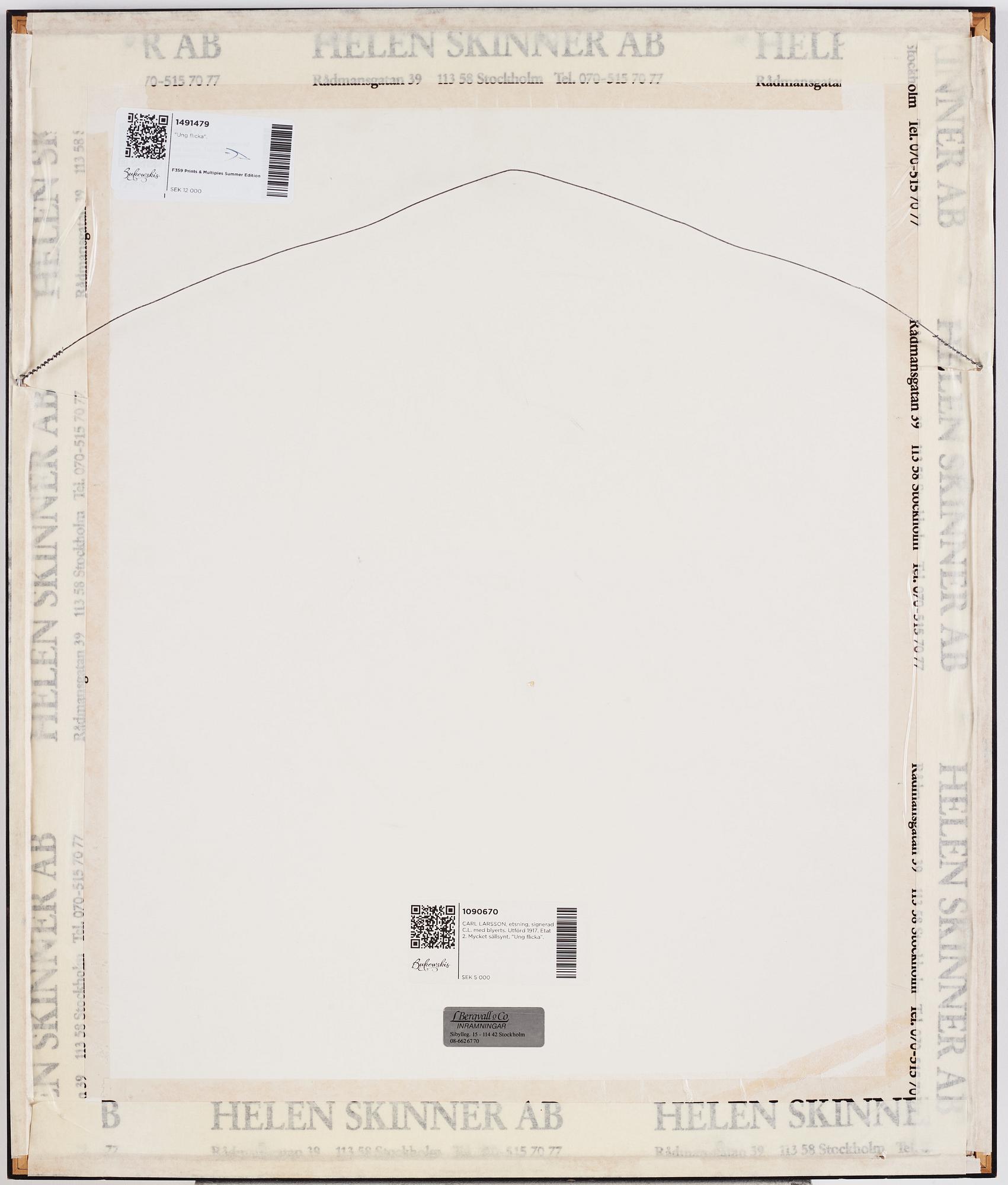 Carl Larsson, "Ung flicka".