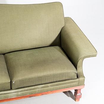 A lounge chair and one sofa, "Oxford#, Trensums Fåtöljfabrik. 1960s.
