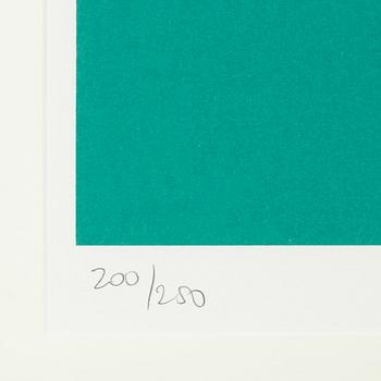 Franco Costa, silkscreen in colours, signed 200/250.