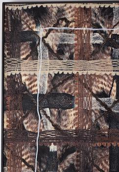 Karl Norin, syntetic fur, wax, epoxy and wood, signed and dated 2013 on verso.