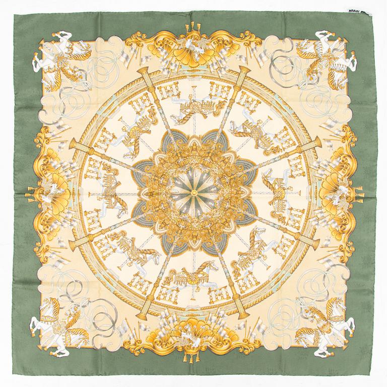 Hermès, "Luna Park", scarf.