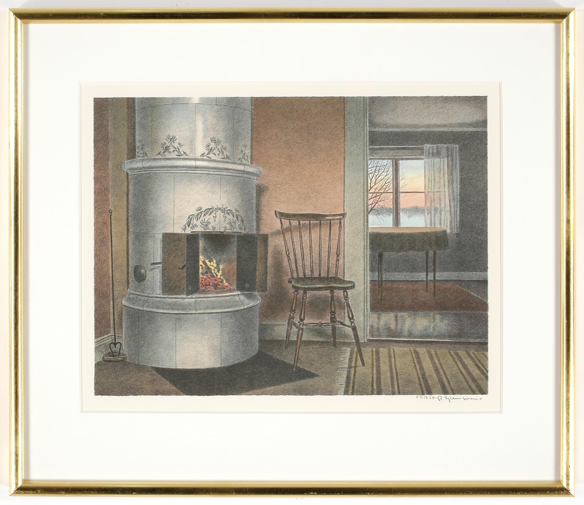 REINHOLD LJUNGGREN, färglitografi, signerad och numrerad 53/250.