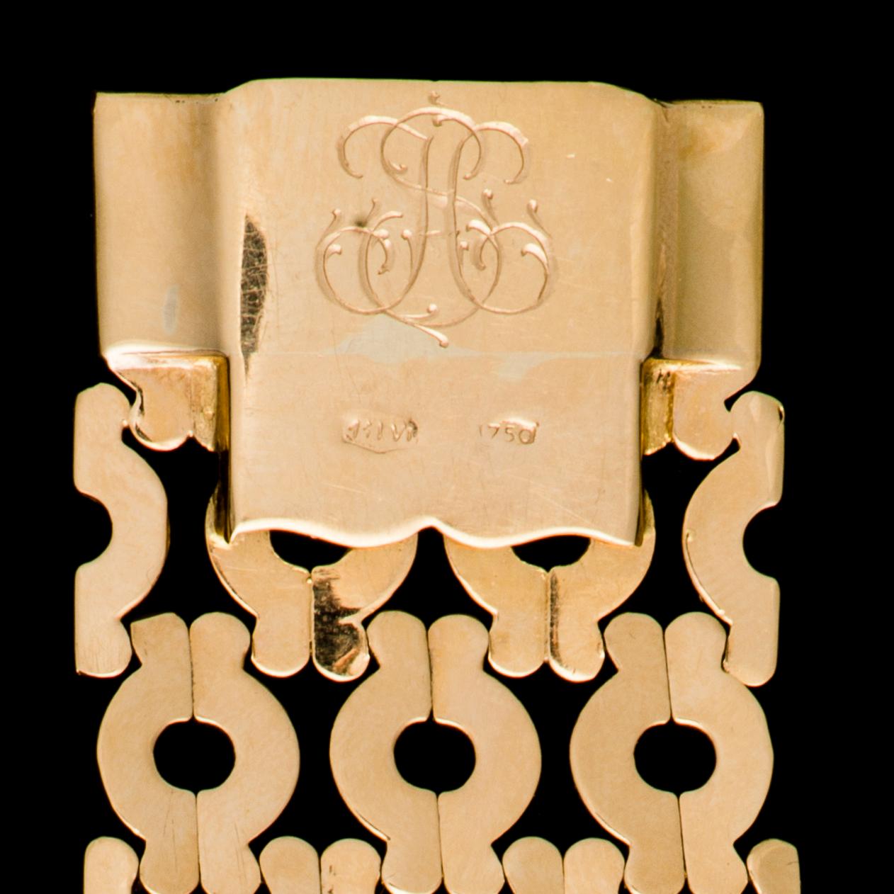 RANNEKORU, 18K kultaa, Italia. Paino 49,4 g.