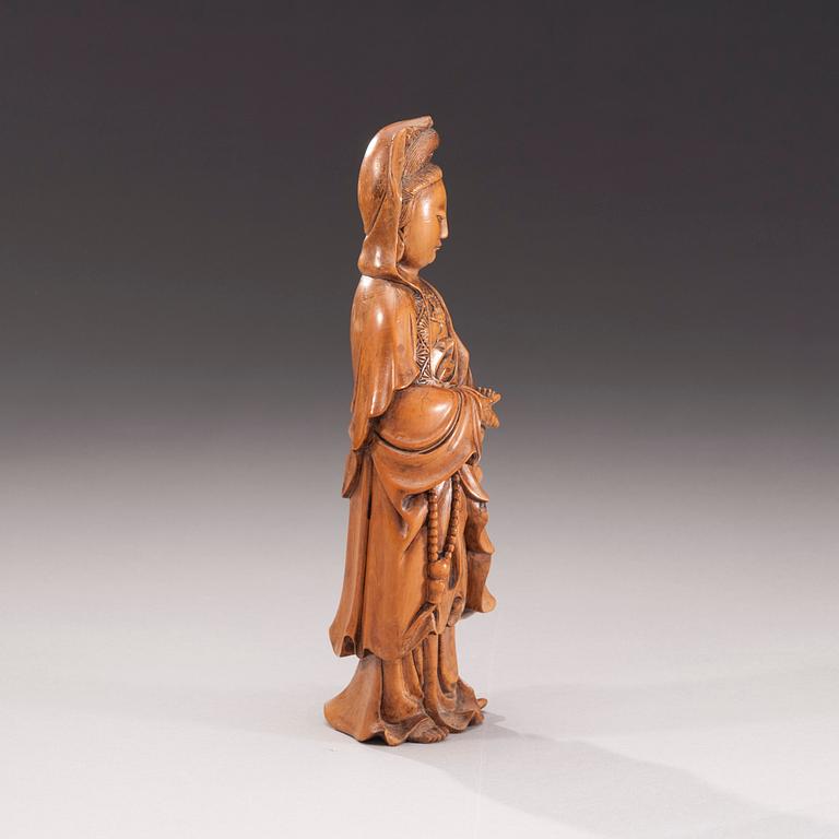 GUANYIN, buxbom, Kina 1800-talets slut.