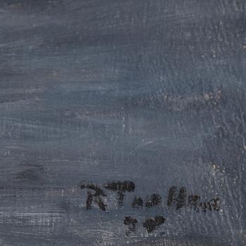 ROLF TROLLE, oil on board, signed and dated -34.