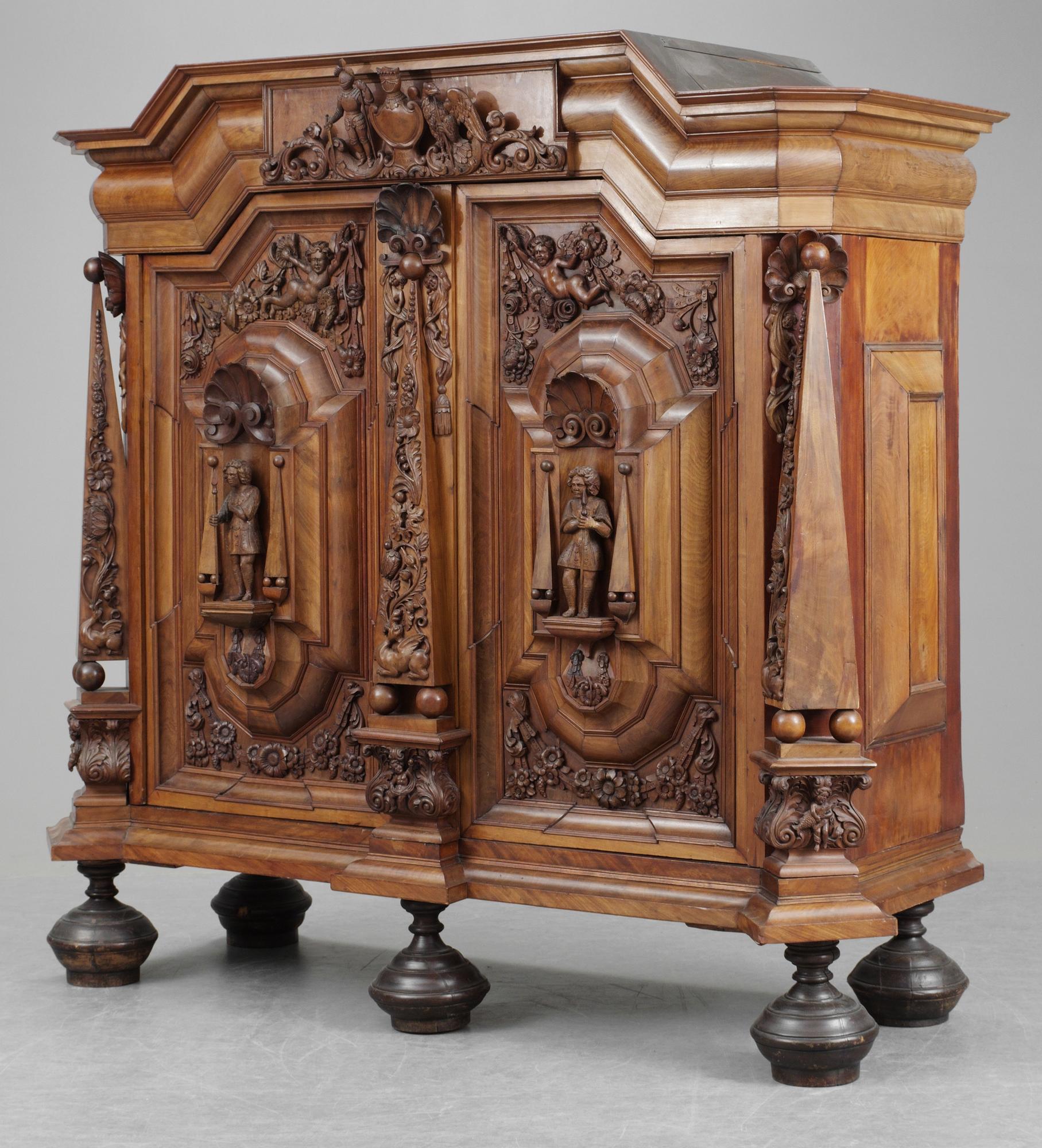 A Baroque-style cupboard.