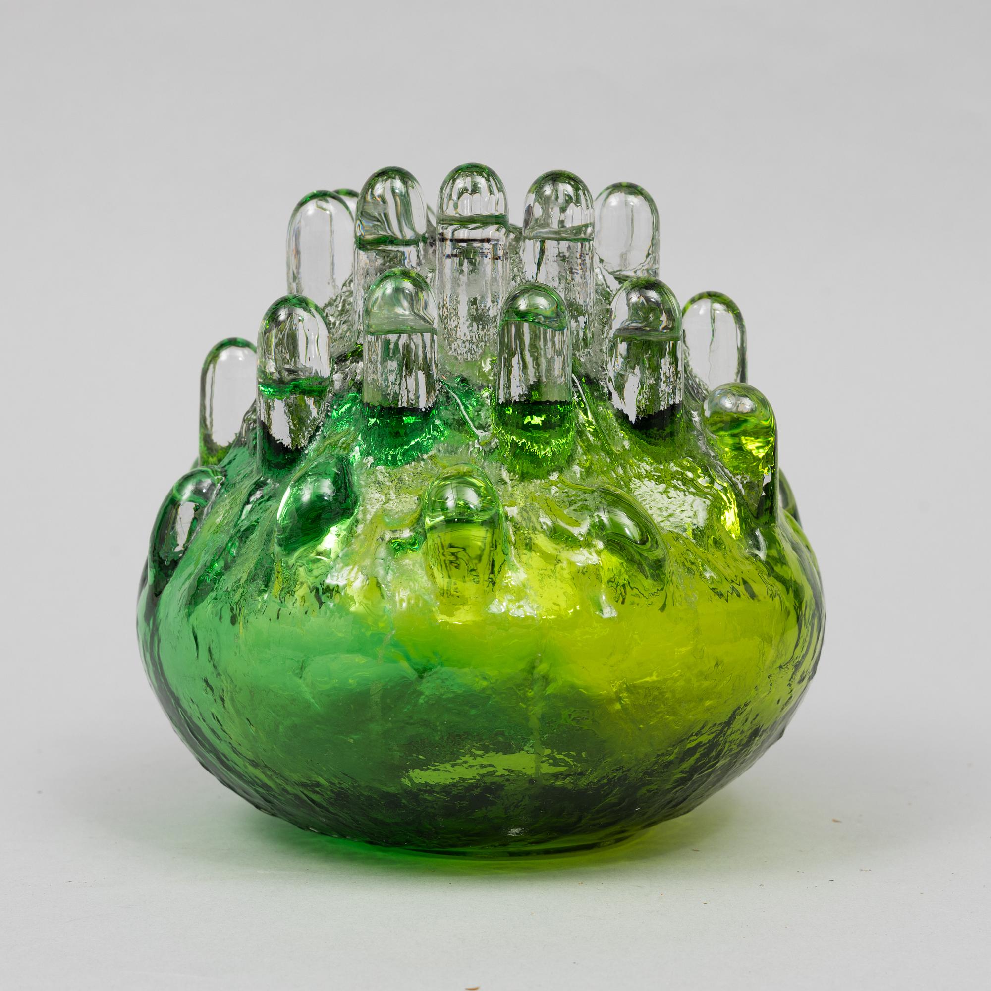 Göran Wärff, unik ljuslykta/skulptur, "Polar", Kosta.