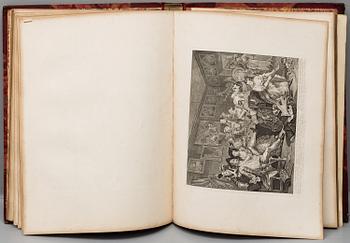 BOOK, "The Works of William Hogarth", 1822, published by Baldwin & Cradock, London.